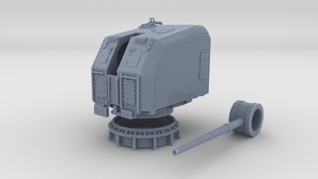 1/48 USN 5"/38 cal. "Double Knuckle" Mount Stern - distefan 3d print