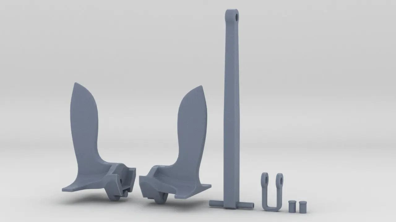 1/48 USN Anchor 30.000lbs. Kit - distefan 3d print
