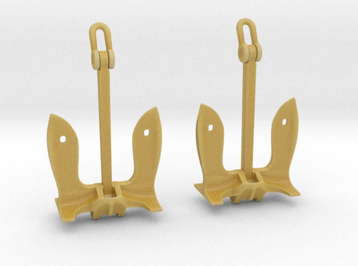 1/48 USN Fletcher Anchor bow Set v2 - distefan 3d print