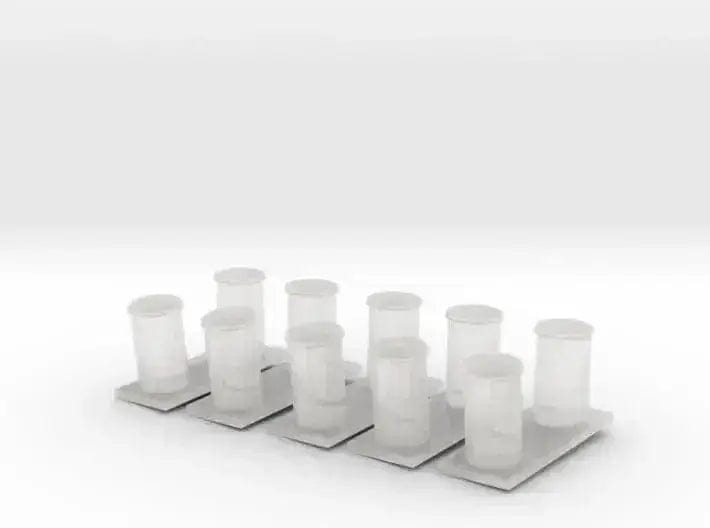 1/48 USN Fletcher bollard starboard set 5pcs - distefan 3d print