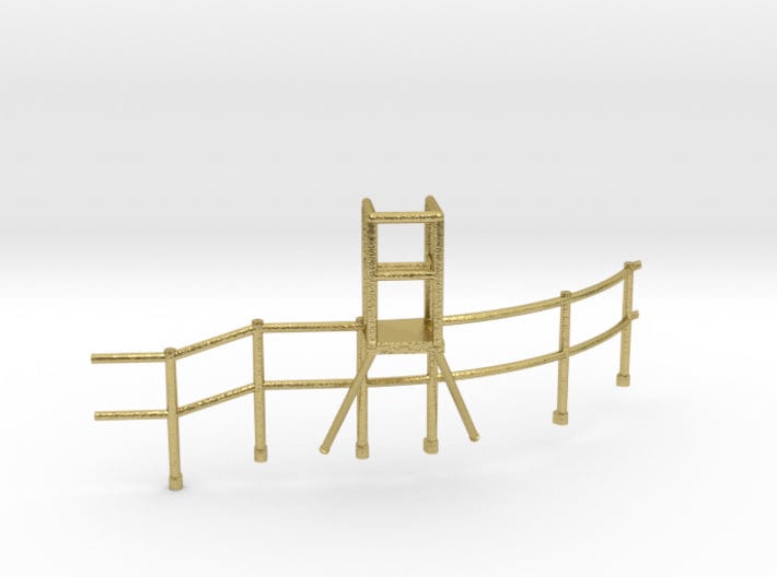 1/48 USN Fletcher roof railing 2 (round bridge v1) - distefan 3d print