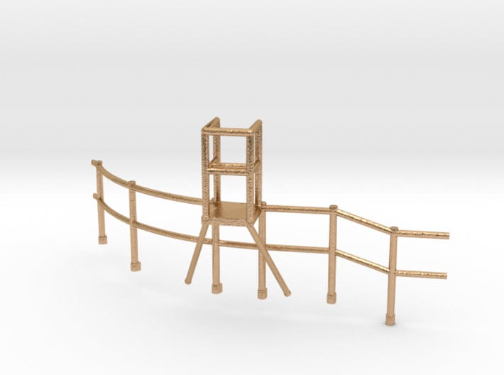 1/48 USN Fletcher roof railing 4 (round bridge v1) - distefan 3d print