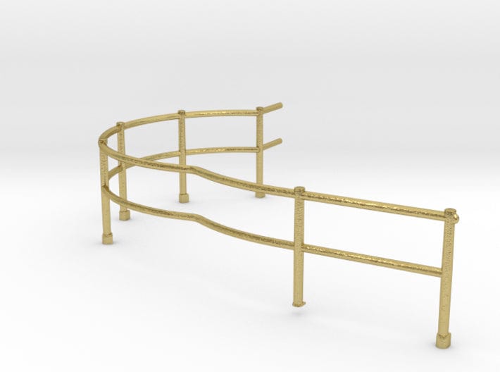 1/48 USN Fletcher roof railing 5 (round bridge v1) - distefan 3d print