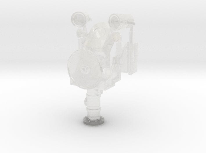 1/48 USN helm pedestal with wheel - distefan 3d print