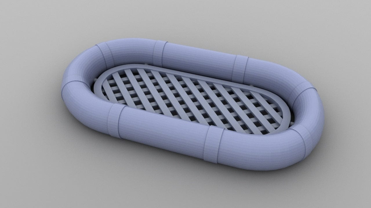 1/48 USN Life Raft Oval - distefan 3d print