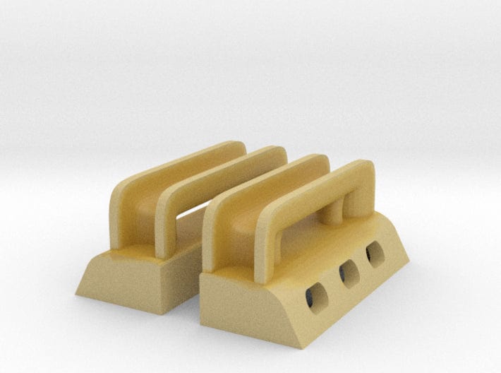 1/48 USN Massachusetts roller chocks set - distefan 3d print
