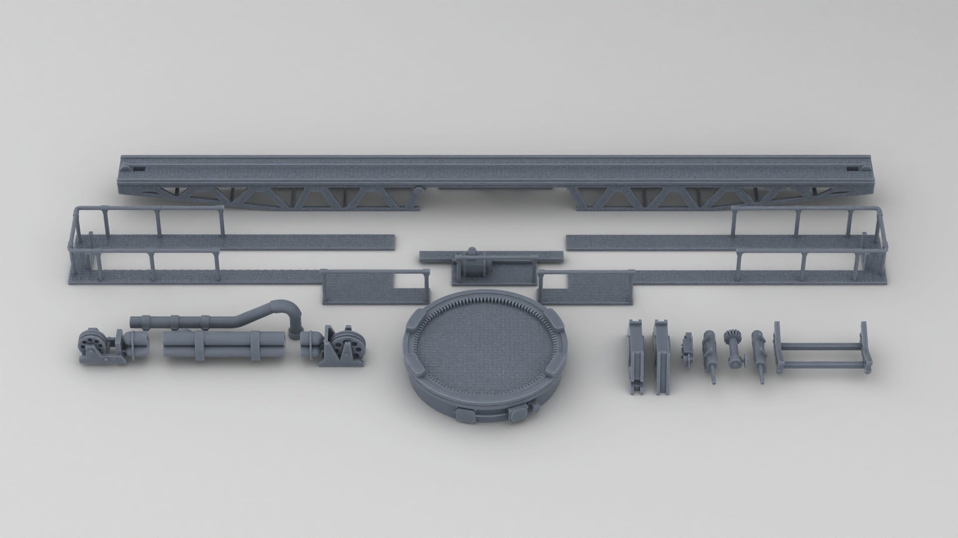 catapult ストレージ 1/48 IJN Catapult Set - distefan 3d print