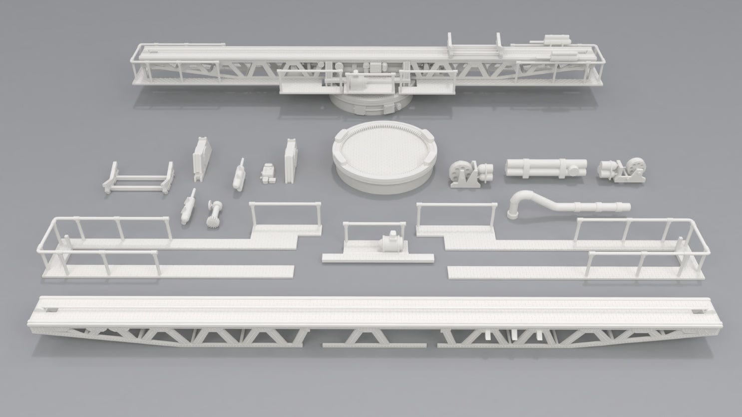 1/48 USN P-6 Catapult Kit - distefan 3d print