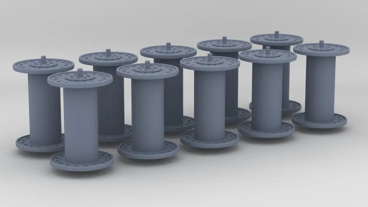 1/48 USN Reel Hoses (Big) Set (10pcs) - distefan 3d print