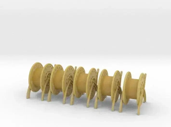 1/48 USN rope reels large set 5pcs - distefan 3d print