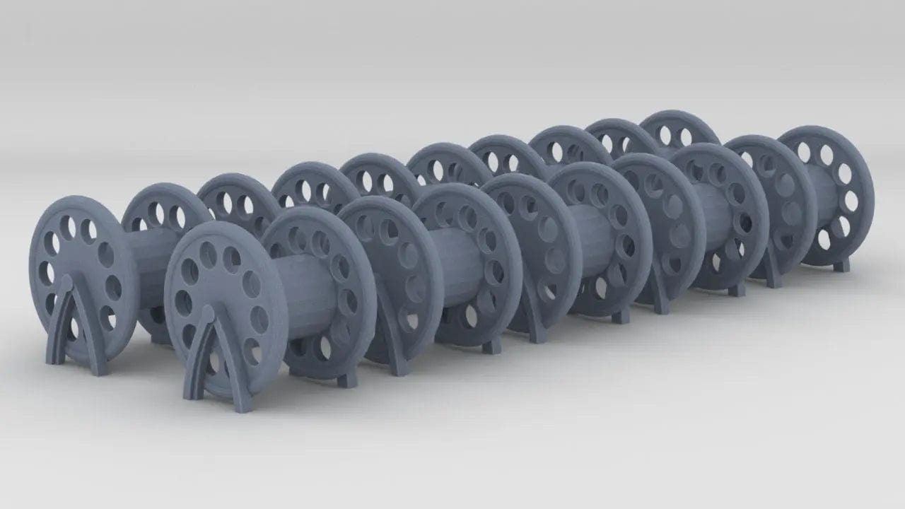 1/48 USN Rope Reels (Small) Set (10pcs) - distefan 3d print