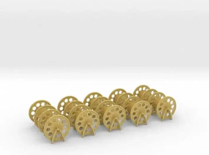 1/48 USN rope reels small set 10pcs - distefan 3d print