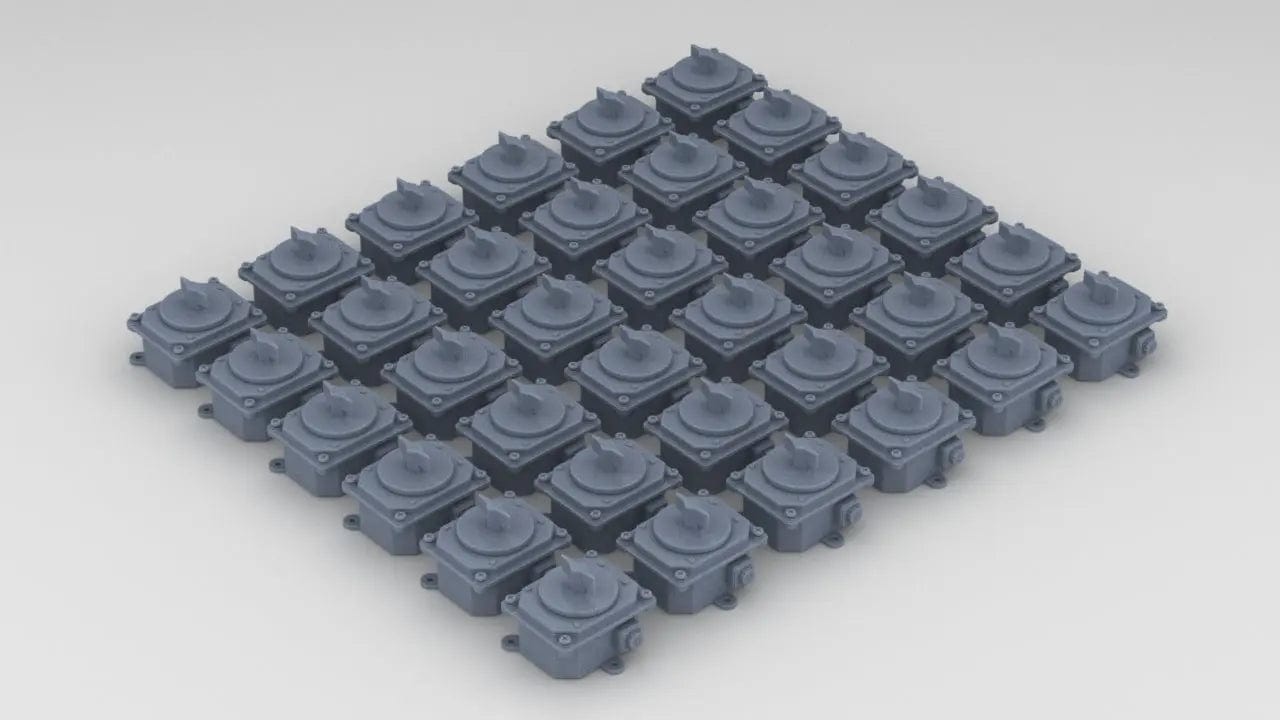 1/48 USN Rotary Selector Switch Set (36pcs) - distefan 3d print