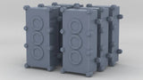 1/48 USN Triple Push Button Switch Box Set (6pcs)