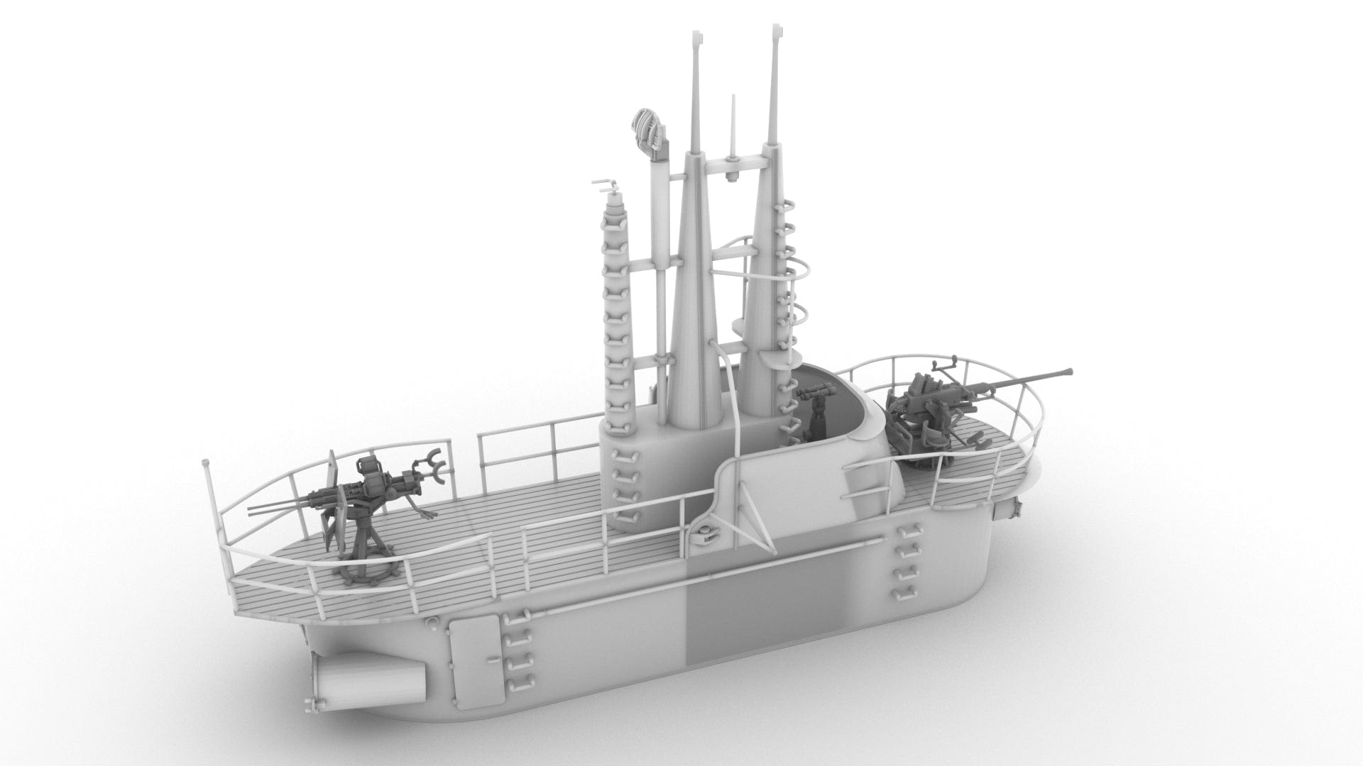 1/48 USS Pilotfish Conning Tower (Resin, MJF) - Distefan 3D Print | Upgrade Your Model