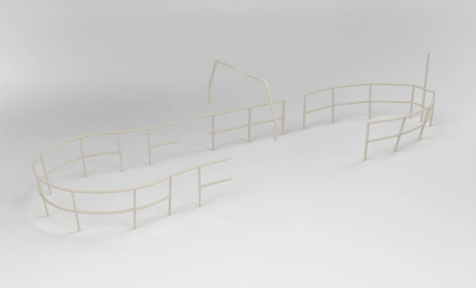 1/48 USS Balao Conning Tower Railings Set - Protosoon – alternate view