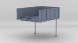 1/48 USS Fletcher 20mm Gun (Round Bridge) Tub