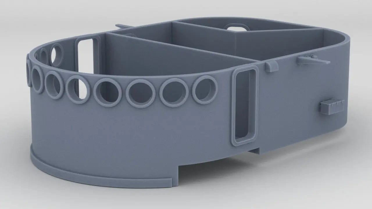 1/48 USS Fletcher "Round Bridge" Pilot House - distefan 3d print