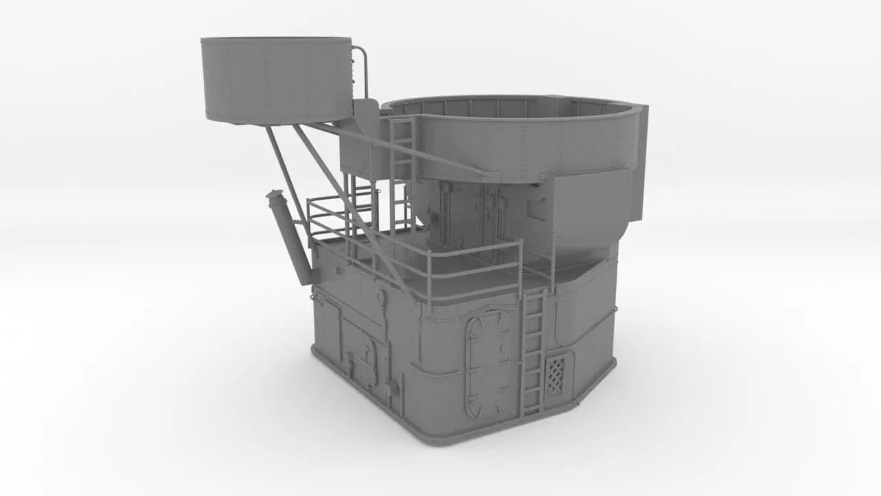 1/48 USS Fletcher Stern Bridge - distefan 3d print