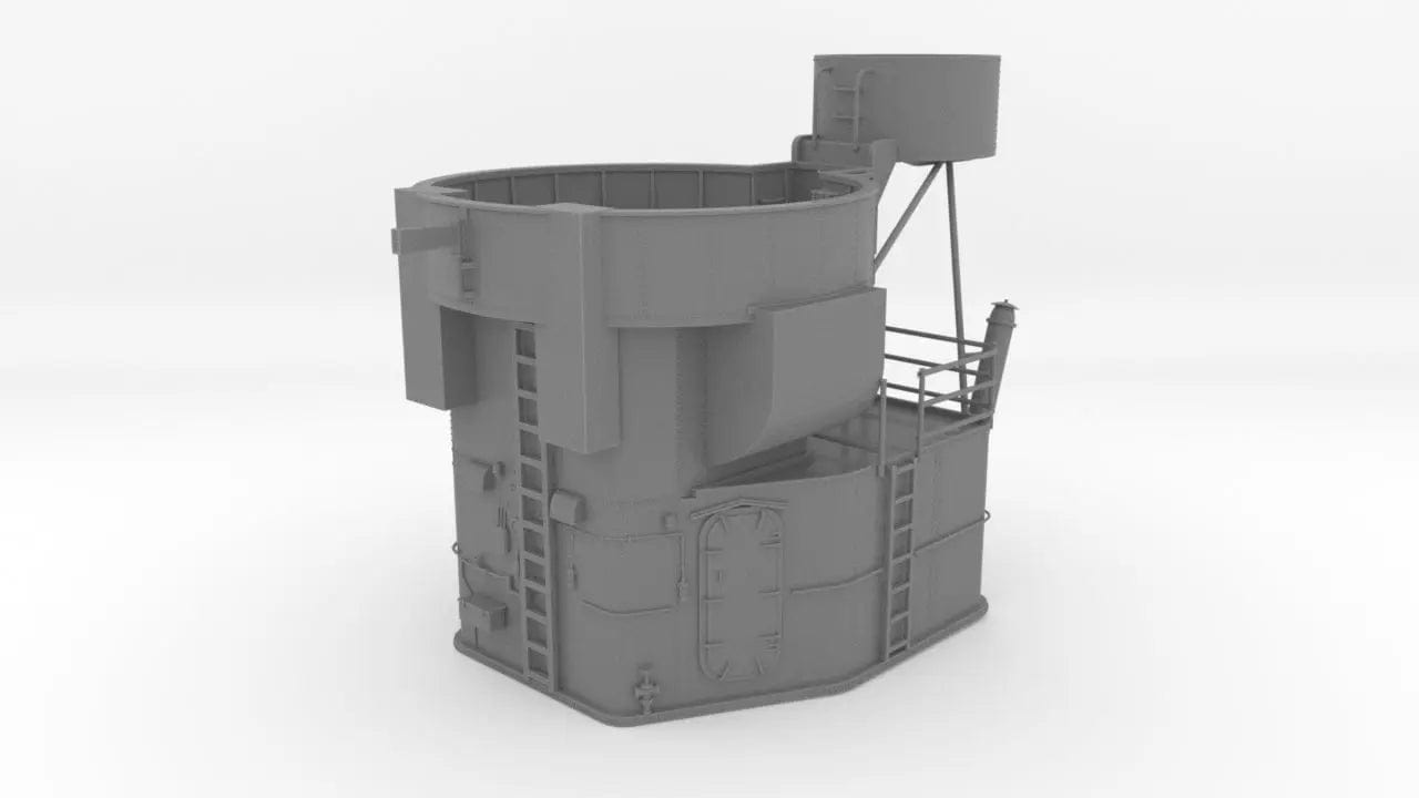 1/48 USS Fletcher Stern Bridge - distefan 3d print