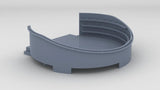 1/48 USS Iowa BB-61 Aft 40mm Quad Gun Tub Port