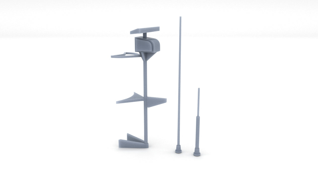1/48 USS PCF Mast and Antenna Set Resin3Dinteractive