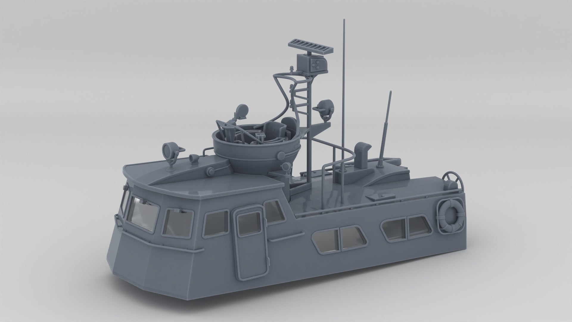 148 USS PCF Pilot House - distefan 3d print – alternate view