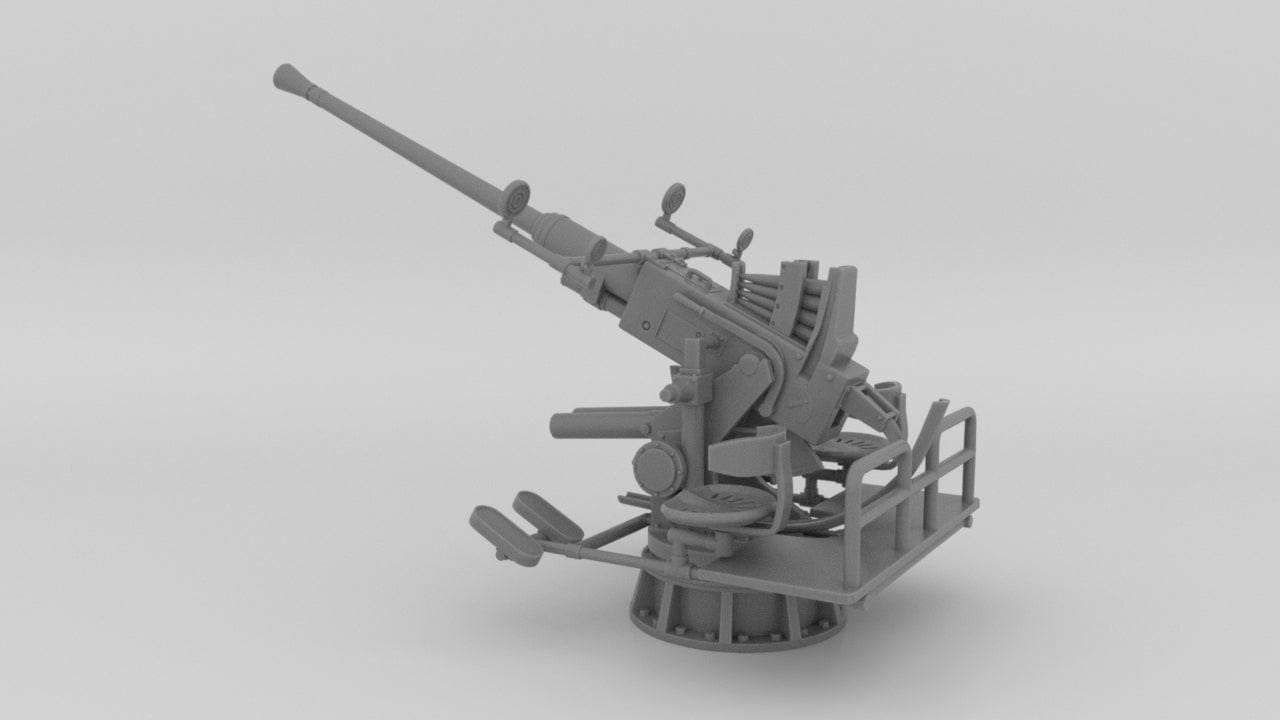 1/48 USS Single 40mm Bofors Elevated - distefan 3d print