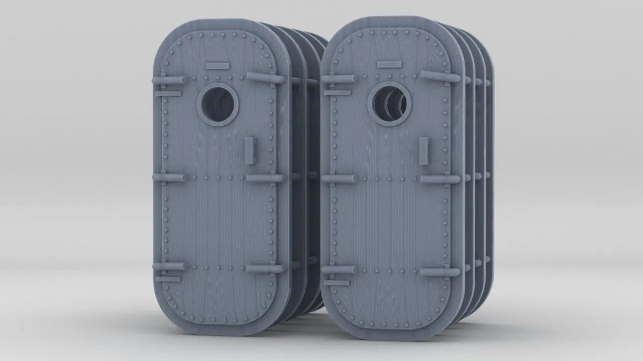 1/48 USS Ward Door Set (9pcs) - distefan 3d print