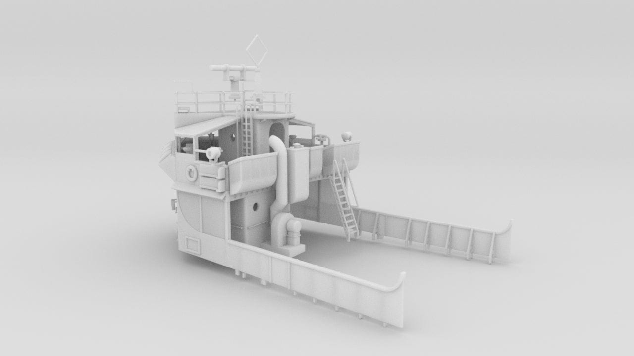 1/48 USS Ward Navigation Bridge - distefan 3d print