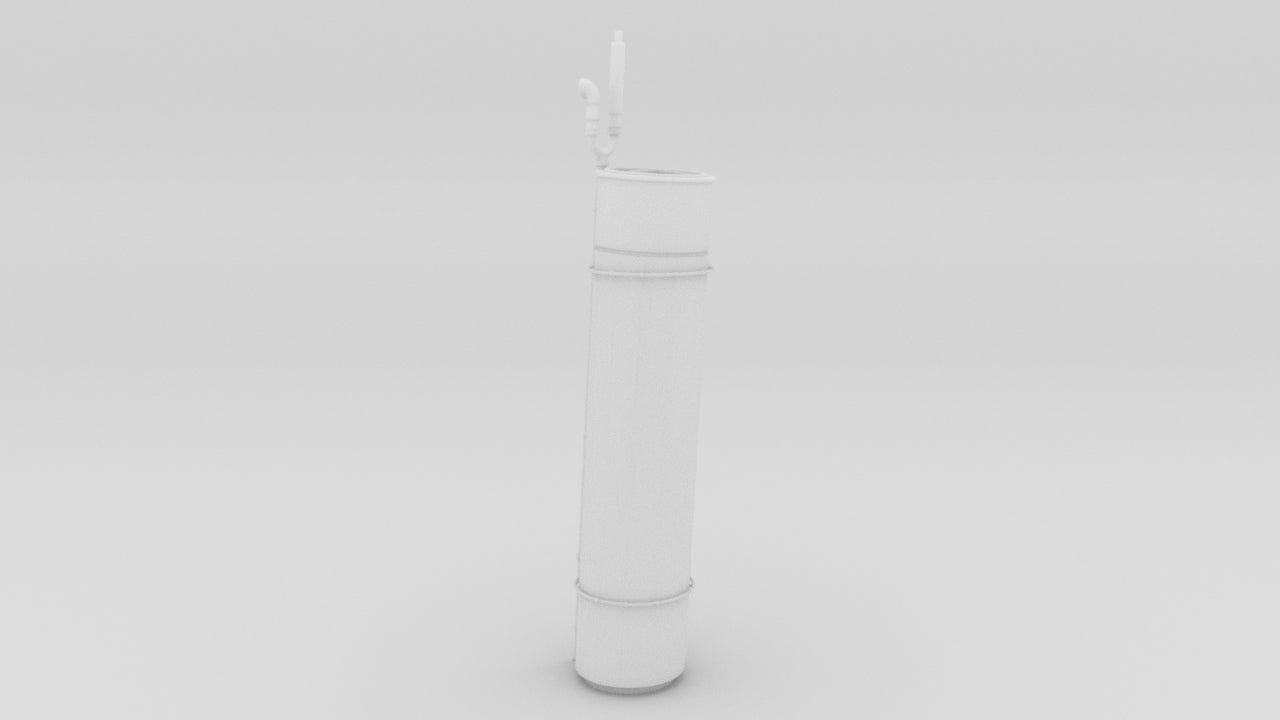 1/48 USS Ward Smoke Stack 1 - distefan 3d print