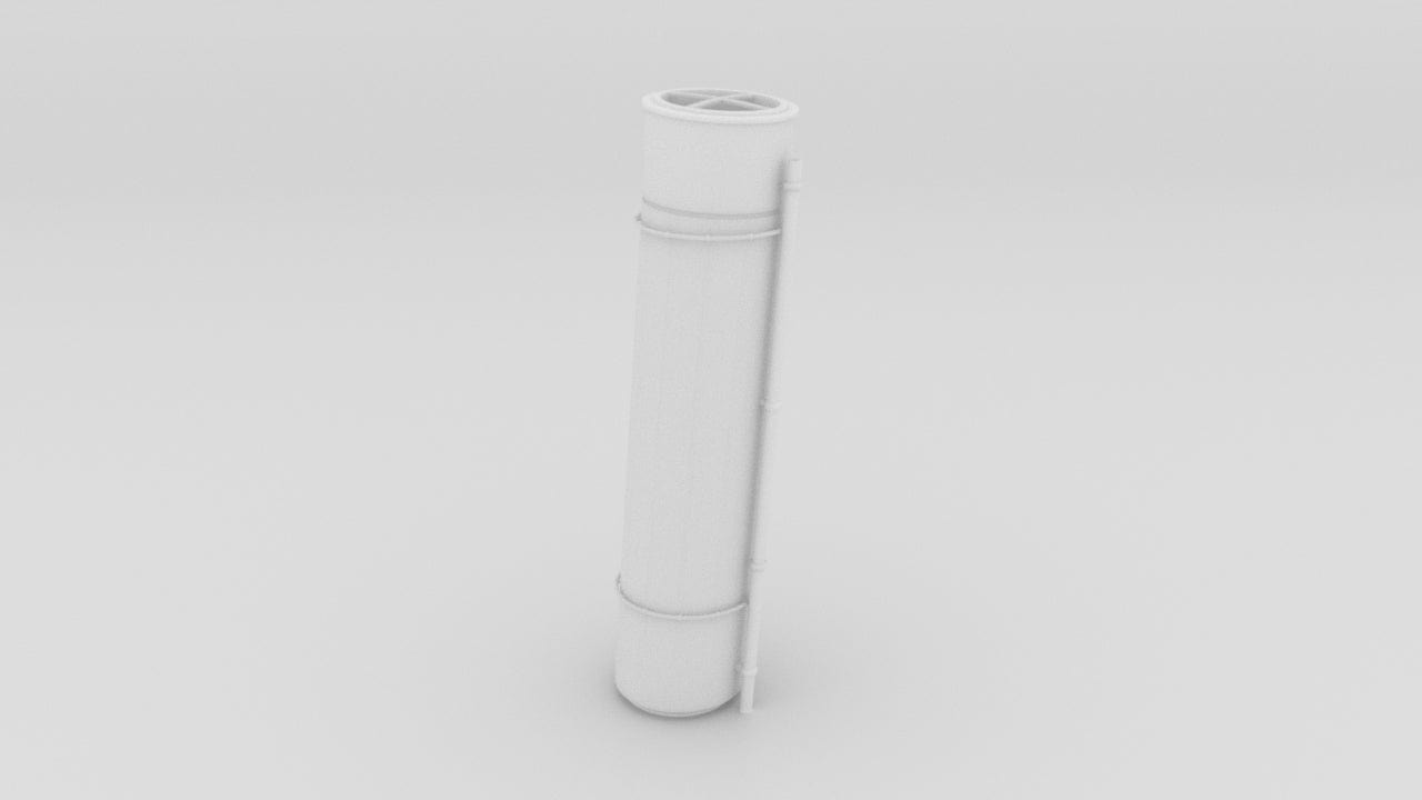 1/48 USS Ward Smoke Stack 4 - distefan 3d print