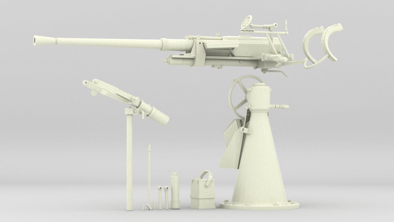 1/5 DKM Single 20mm Flak C30 Kit - distefan 3d print