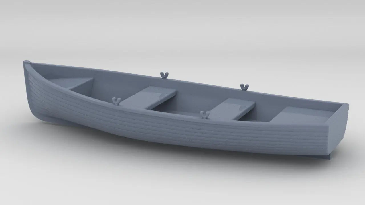 1/50 USN 10ft Wherry Lifeboat - Dinghy 3dspro
