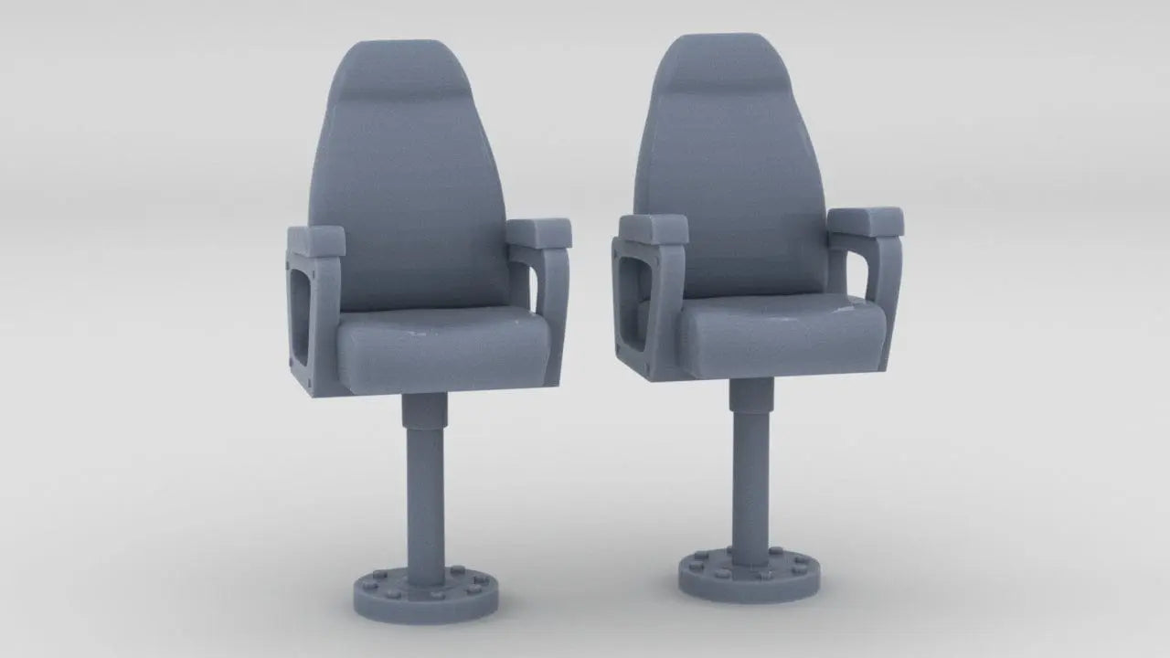 1/50 USN Captain Chair Set (2pcs) Resin3Dinteractive