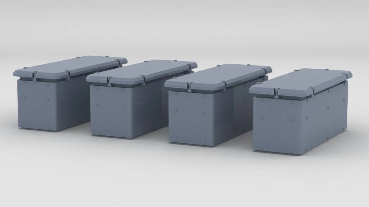 1/50 USN Oerlikon 20mm Storage Locker Set (4pcs) Protosoon