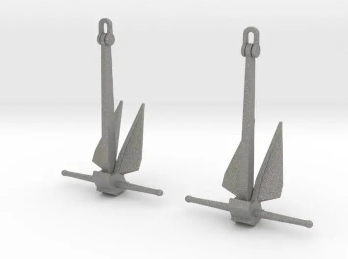 1/50 USN anchors, Destroyer (5000 lbs.) set 2pcs - distefan 3d print