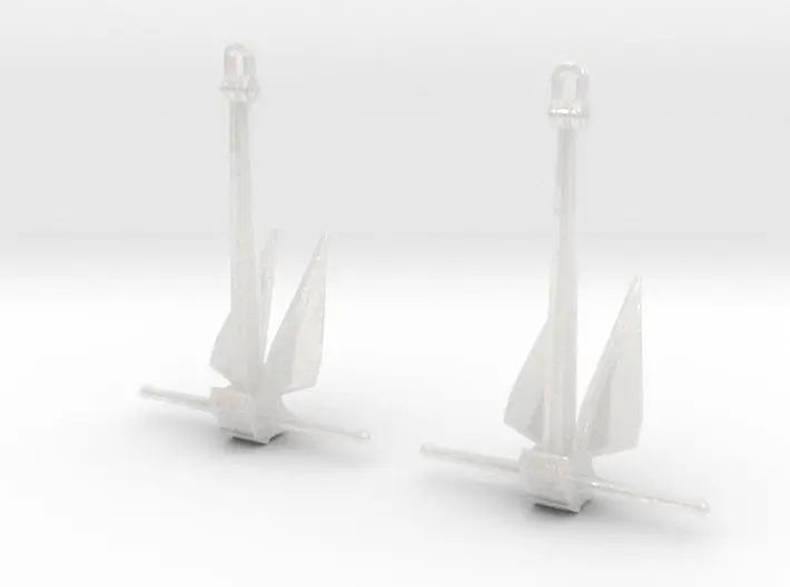 1/50 USN anchors, Destroyer (5000 lbs.) set 2pcs - distefan 3d print