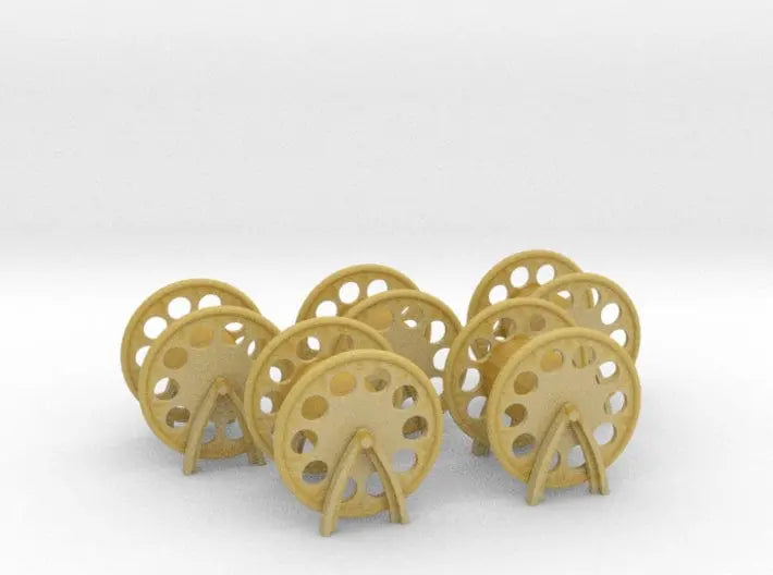 1/50 USN rope reels small set 5pcs - distefan 3d print