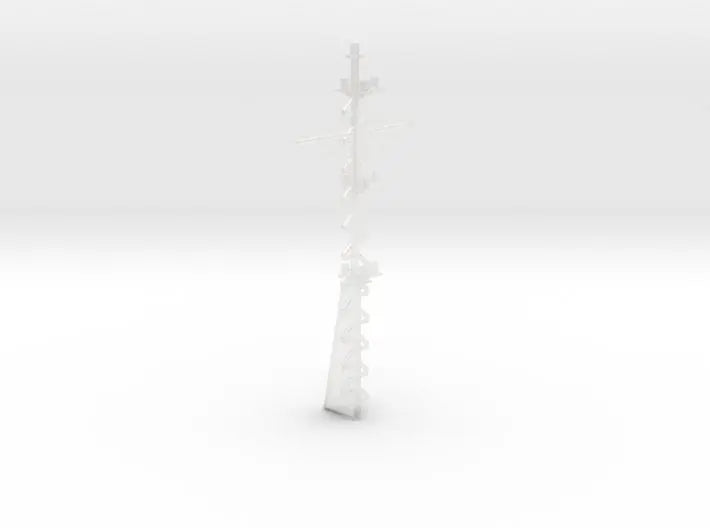 1/50 YTB Tugboat main mast - distefan 3d print