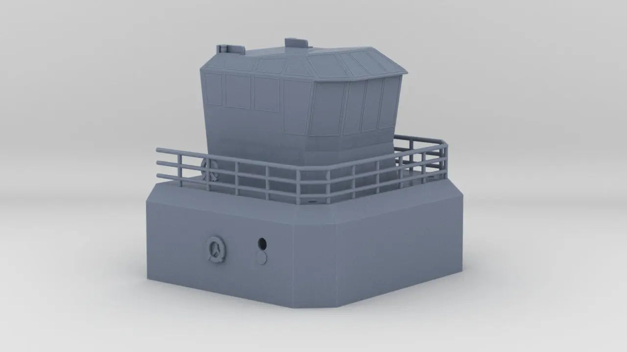 1/50 YTB Tugboat Pilot House - distefan 3d print