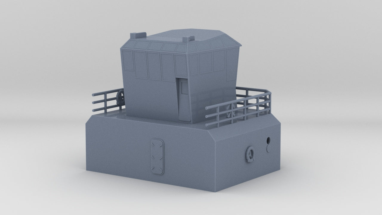 1/50 YTB Tugboat Pilot House - distefan 3d print