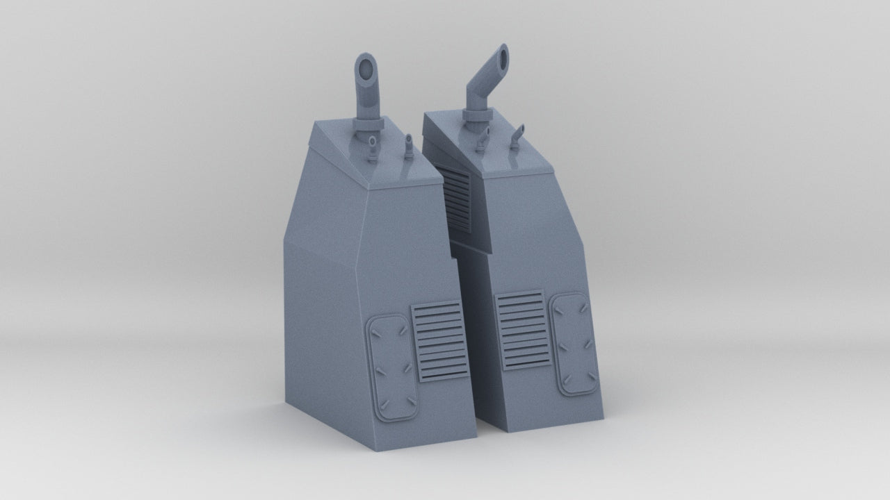 1/50 YTB Tugboat Stack House Set (2pcs) - distefan 3d print