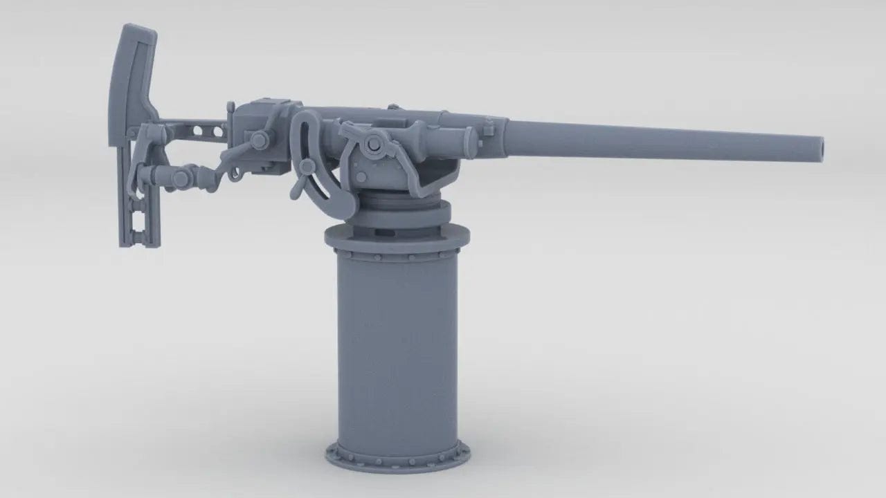 1/50 RN QF 3 Pounder (46mm) Hotchkiss - distefan 3d print