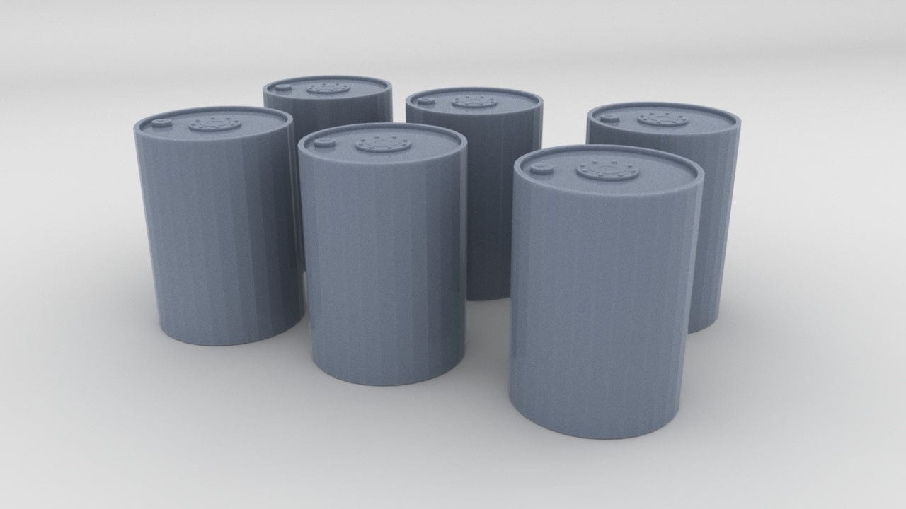 1/50 USN 300lb Depth Charge Set (6pcs) - distefan 3d print