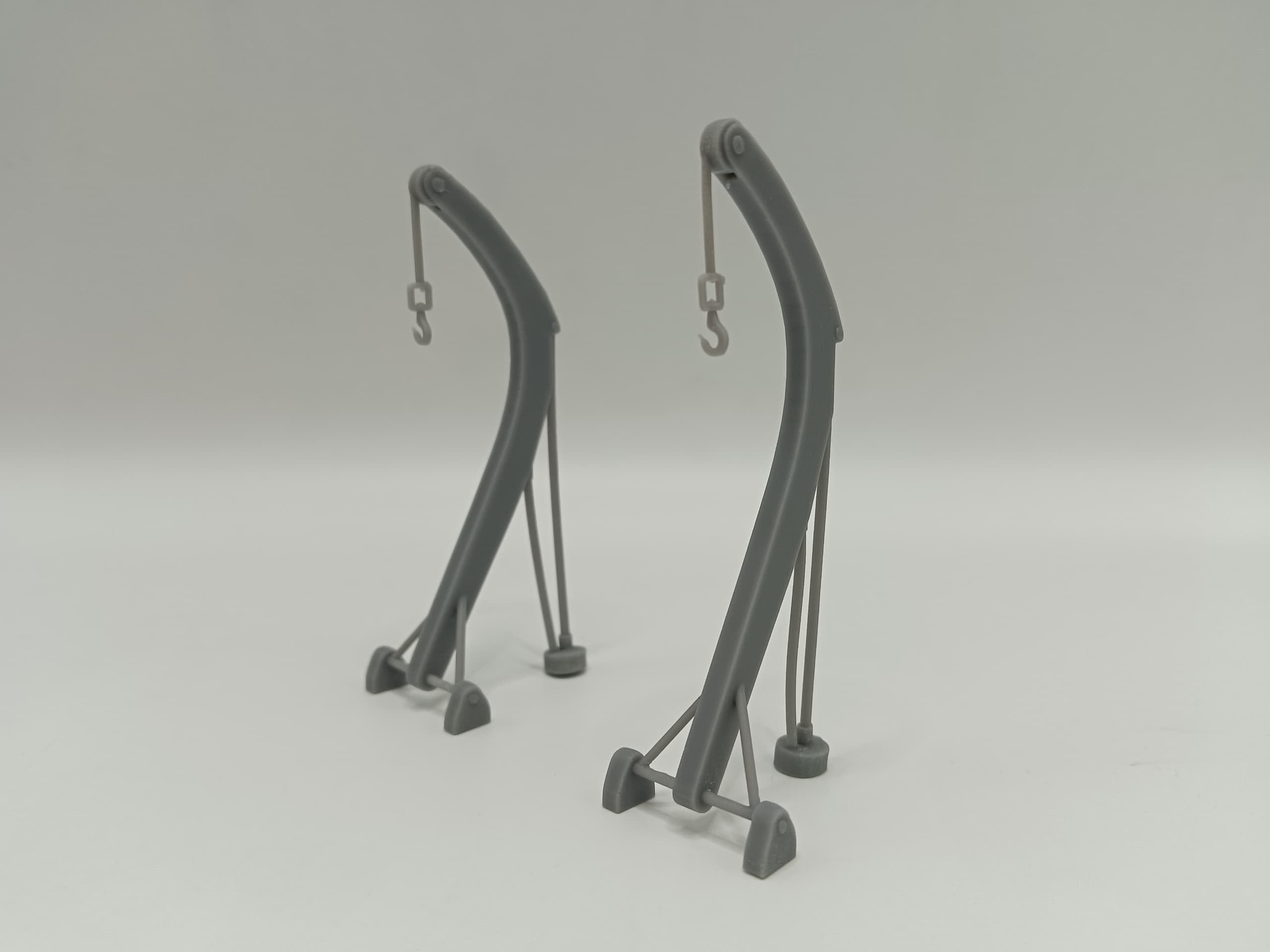 1/50 USN Davits for 26-foot Motor Whaleboat Set (2pcs) - distefan 3d print – alternate view