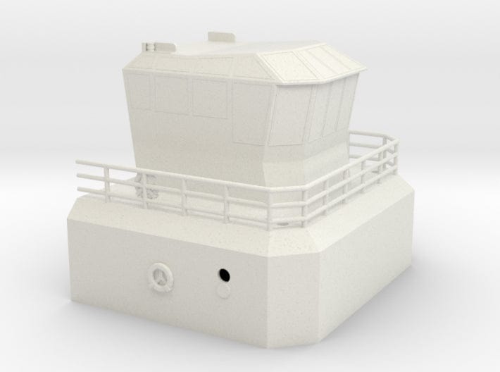 1/50 YTB Tugboat pilot house v2 - distefan 3d print
