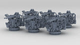 1/500 USN 40mm Bofors Twin Mount Set (6pcs)