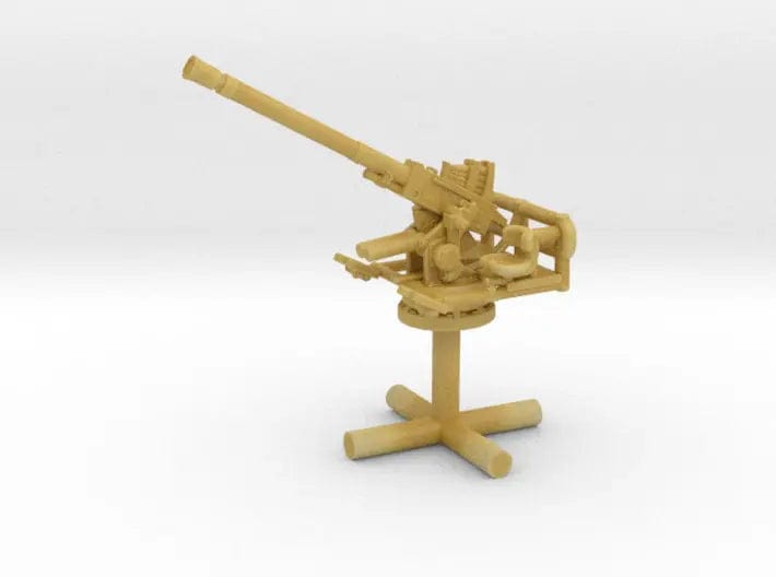 1/500 USN 40mm single Bofors elevated set 5pcs - distefan 3d print