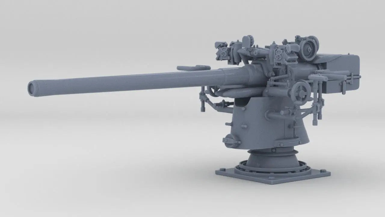 1/56 U-Boot 8.8 cm SK C/35 Naval Deck Gun - distefan 3d print
